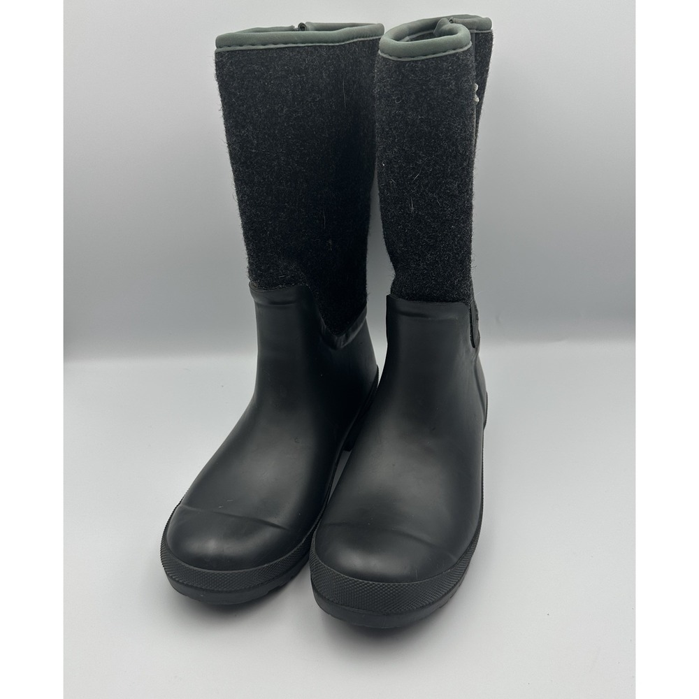 Sperry Walker Wind Rain Boots Womens Size 8 Dark Gray Duck Boots STS99743